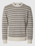 Selected WOOL BLEND  JUMPER, Oatmeal, highres - 16095641_Oatmeal_1150552_001.jpg