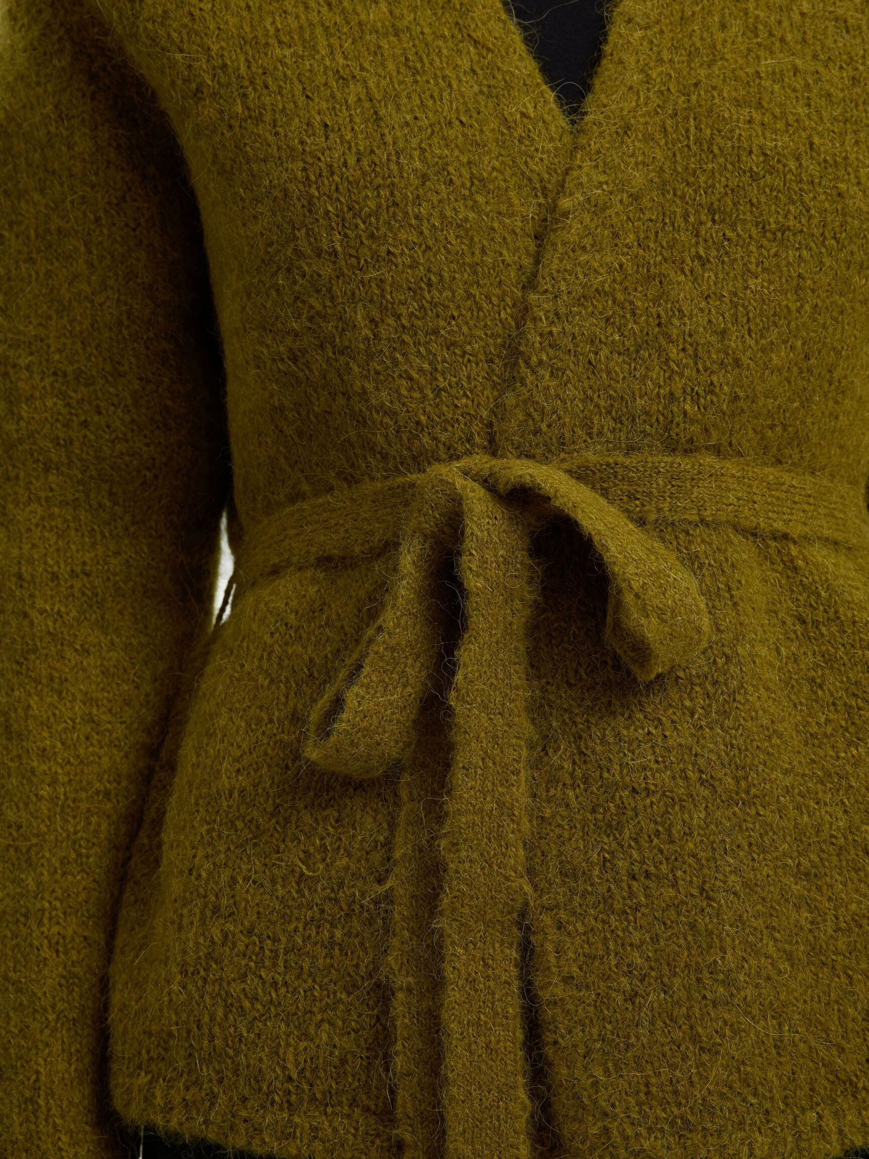 WOLMIX GEBREID VEST, Fir Green, highres