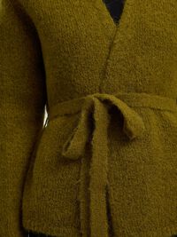 WOLMIX GEBREID VEST, Fir Green, highres