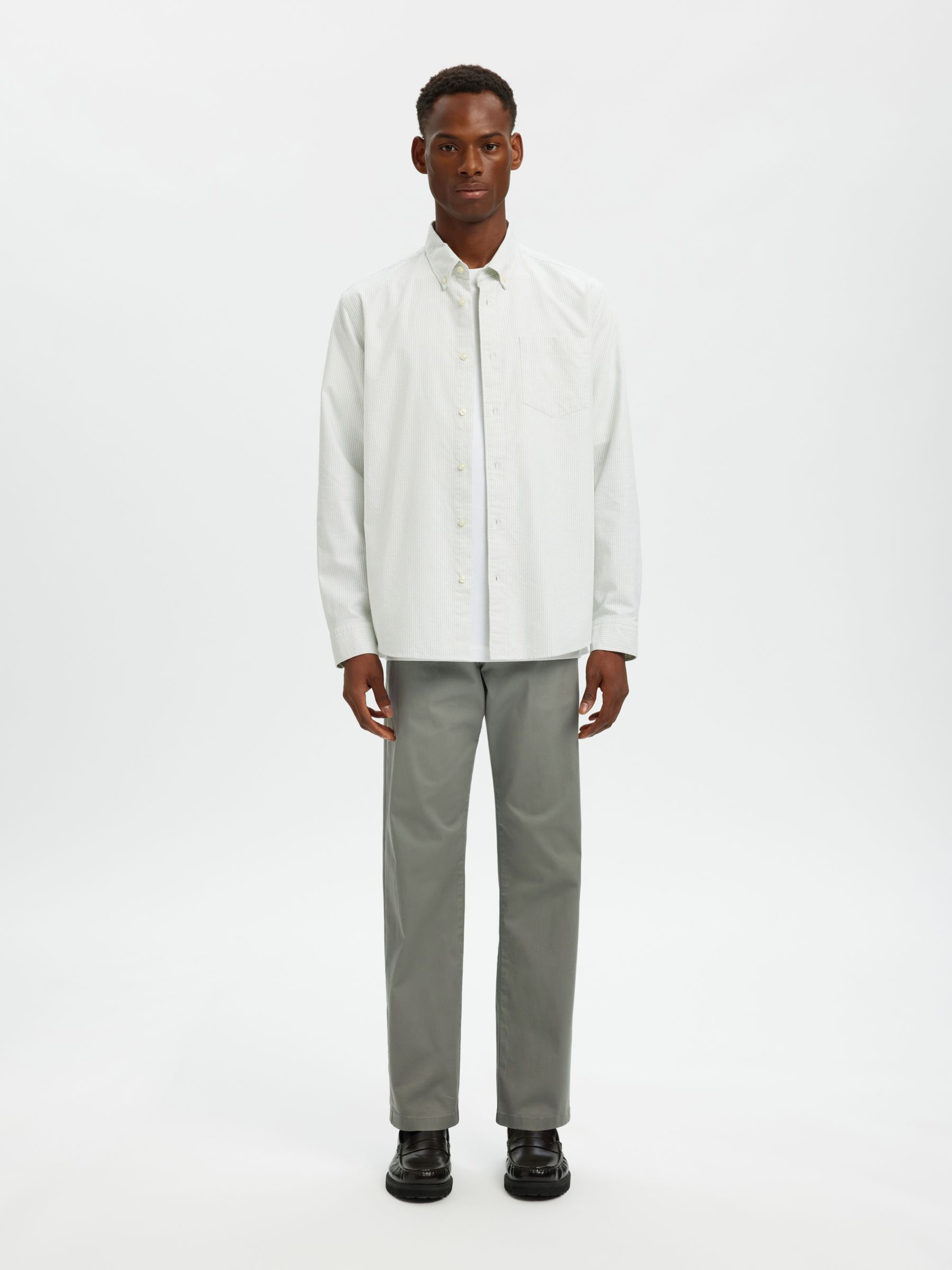 196 STRAIGHT FLEX CHINOS, Vetiver, highres