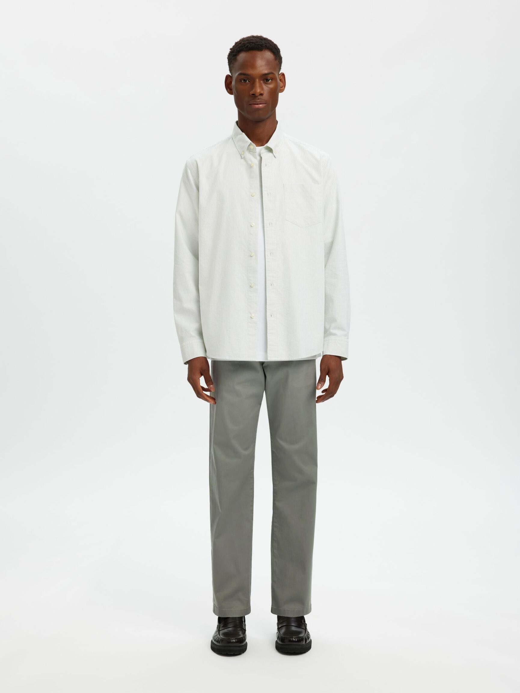 196 STRAIGHT FLEX CHINOS, Vetiver, highres