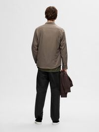 FLANELLE CHEMISE, Morel, highres