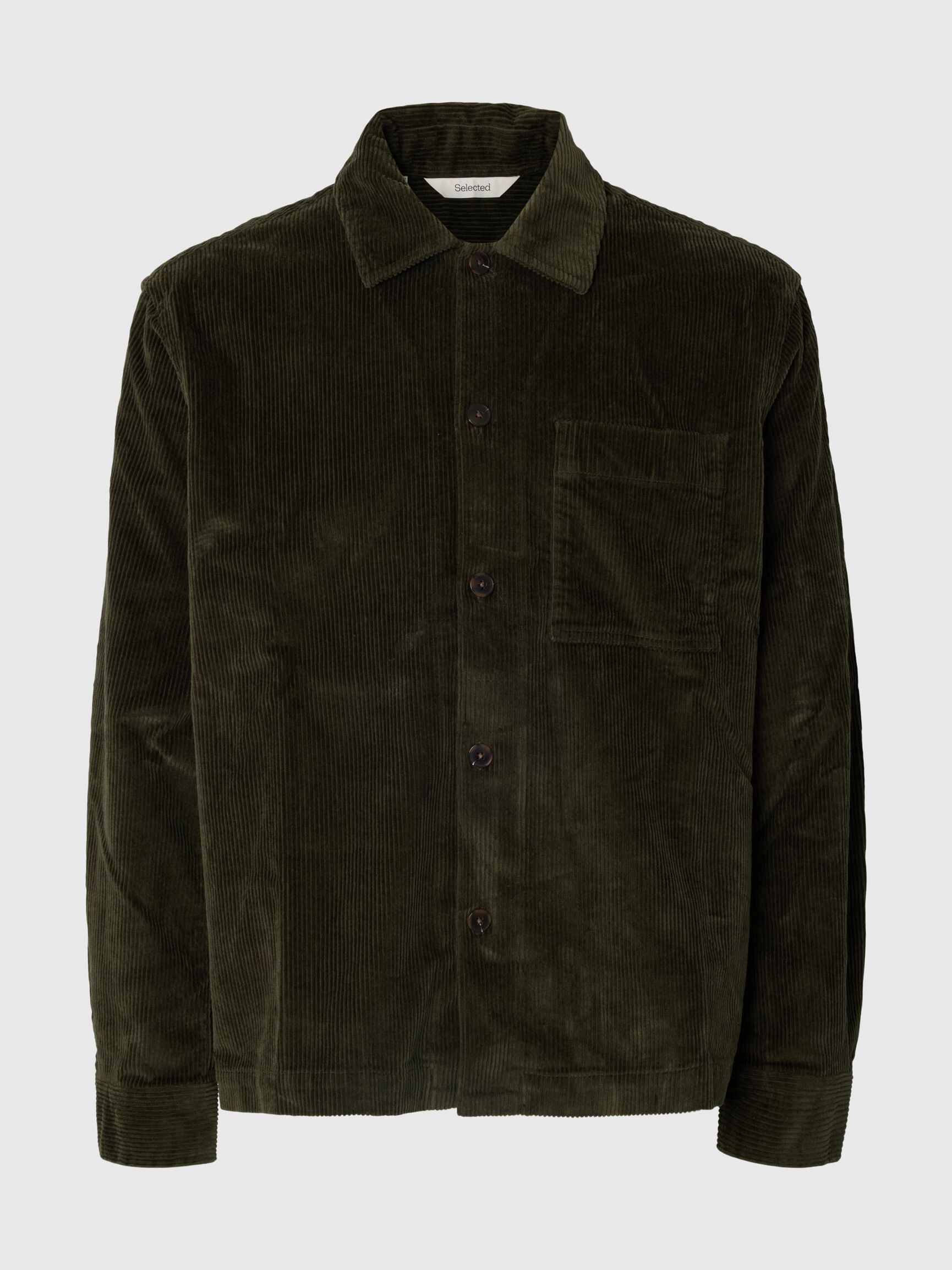 CORDUROY OVERSHIRT, Forest Night, highres