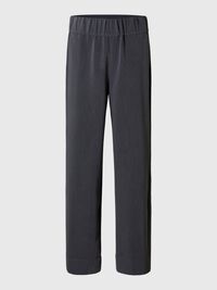 MID-WAIST WIDE-LEG BROEK, Medium Grey Melange, highres