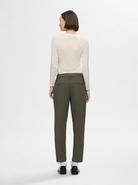 CROPPED TAPERED TROUSERS, Kalamata, highres
