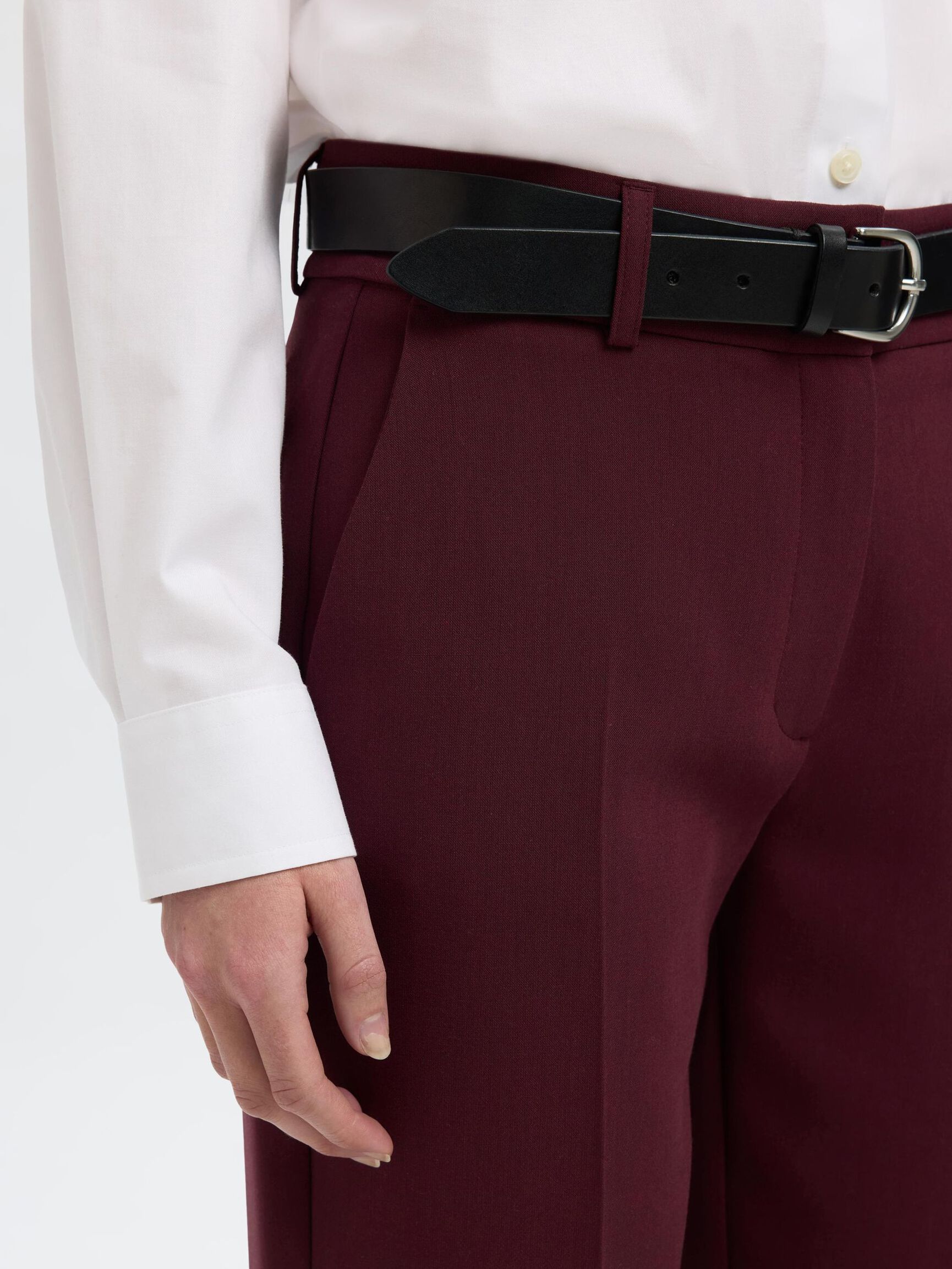 CROPPED SMALE BUKSER, Fig, highres
