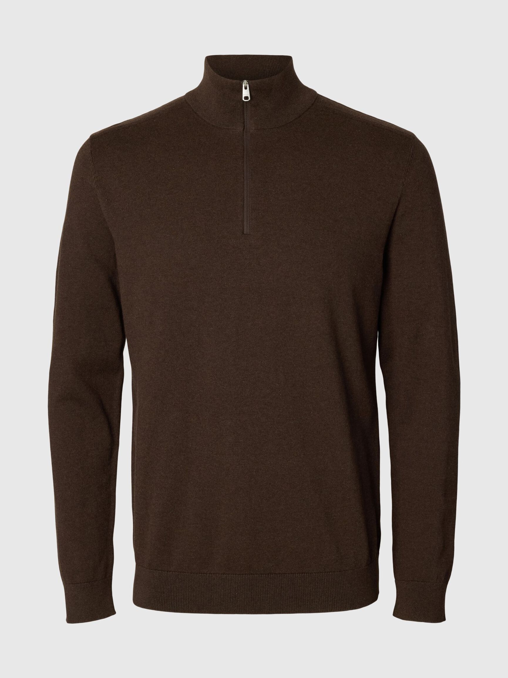 HALF-ZIP PULL EN MAILLE, Delicioso, highres