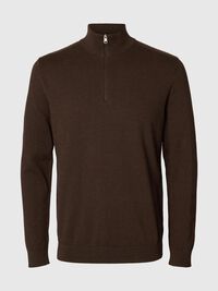 HALF-ZIP PULL EN MAILLE, Delicioso, highres