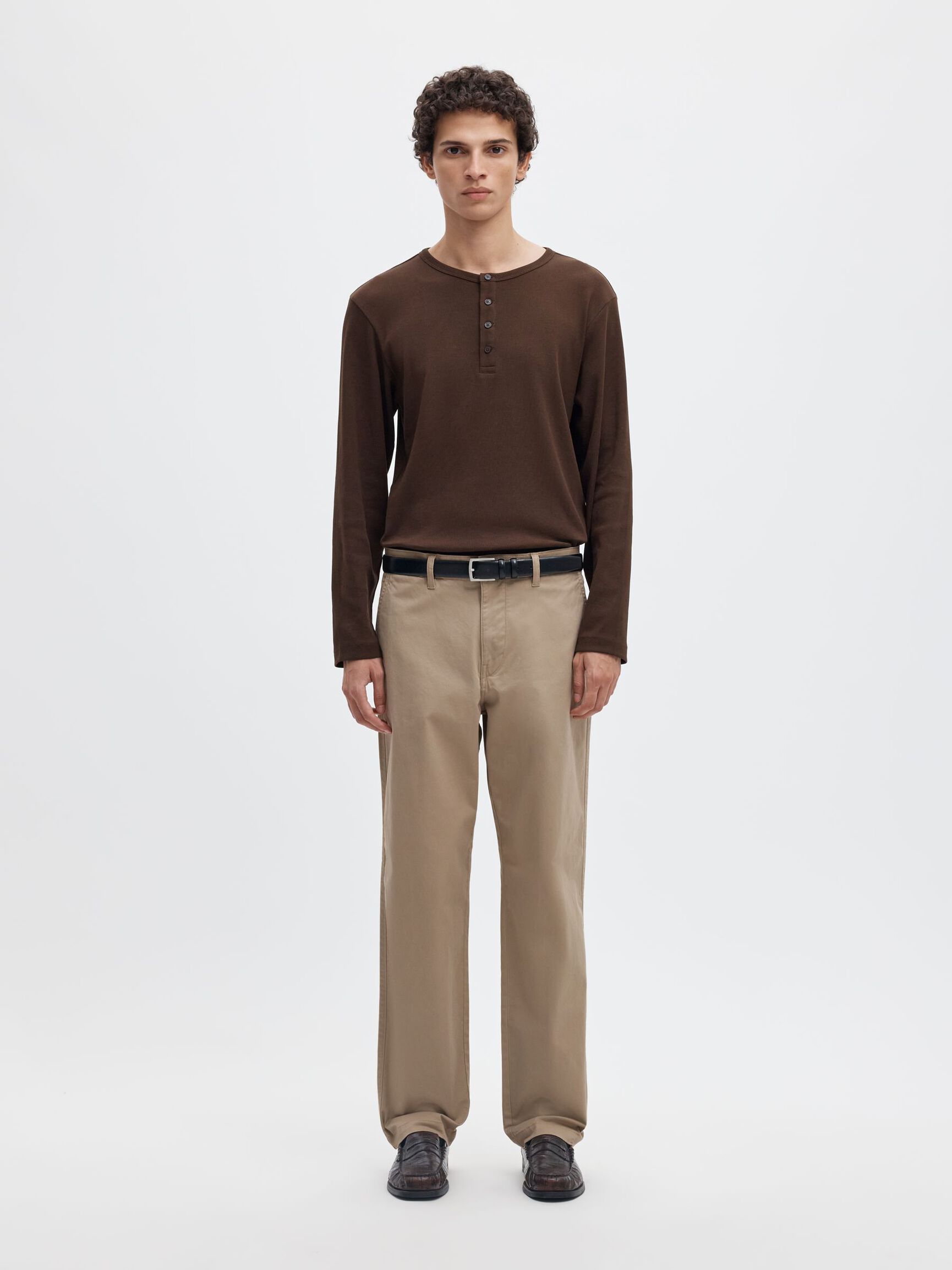 HELVAR ORGANIC COTTON CHINO TROUSERS, Plaza Taupe, highres
