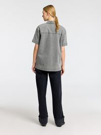 OVERSIZED DENIMSKJORTE, Grey Denim, highres