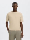Selected 100% BAUMWOLL STRICKTOP, Oatmeal, highres - 16098946_Oatmeal_003.jpg