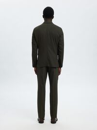 GEWEVEN WOLMIX BLAZER, Dark Green, highres