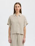 Selected STRIPED CROPPED SHIRT, Sandshell, highres - 16093939_Sandshell_1194488_003.jpg