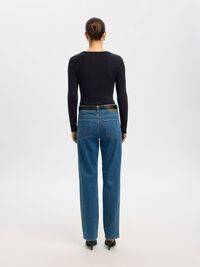 LONG-SLEEVED T-SHIRT, Black, highres
