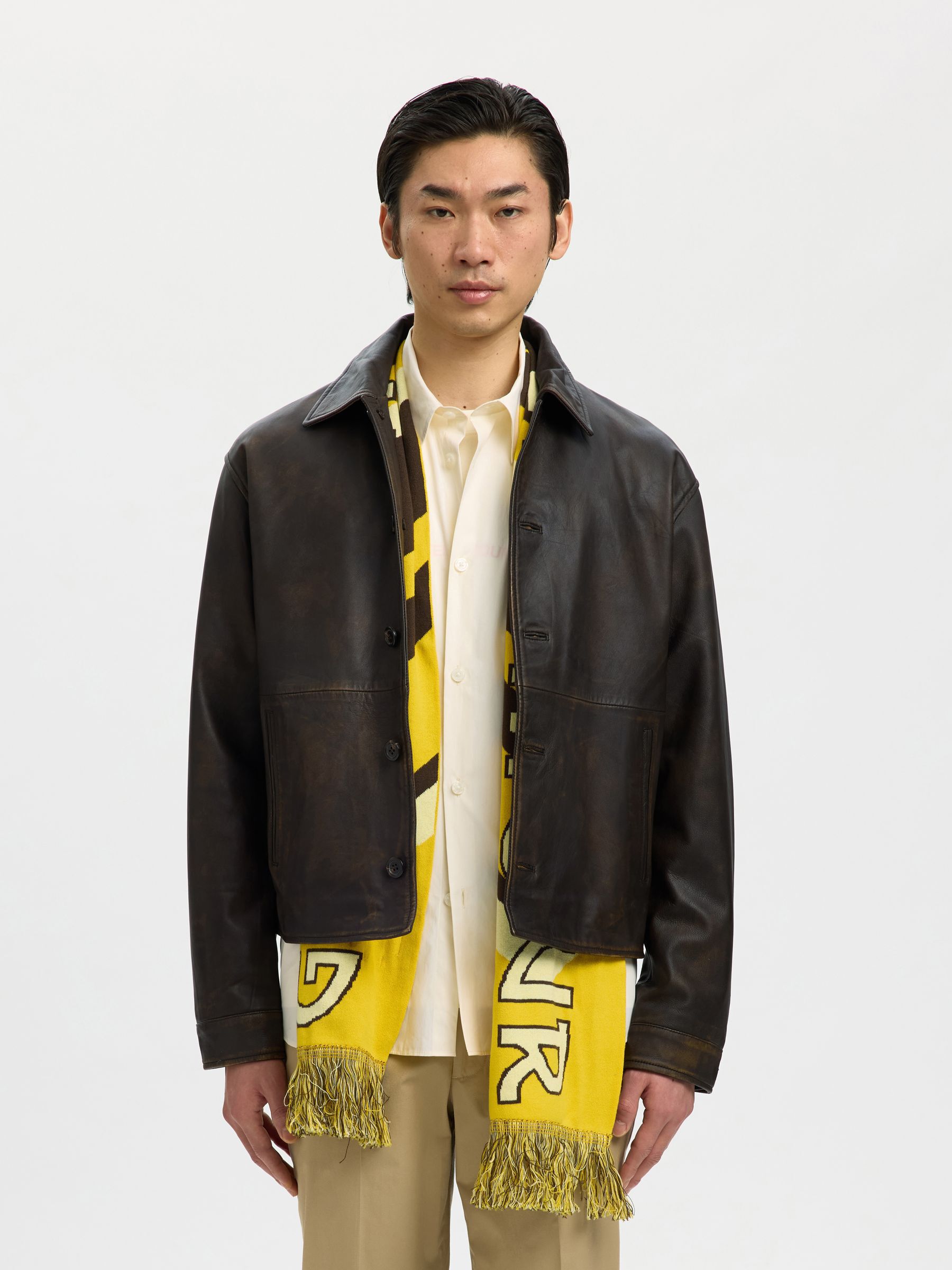 - CUERO DE CORDERO 100 % CHAQUETA DE PIEL, Demitasse, highres