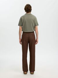 KNITTED POLO SHIRT, Vetiver, highres