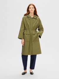PRENDA CON CAPUCHA PARKA, Martini Olive, highres