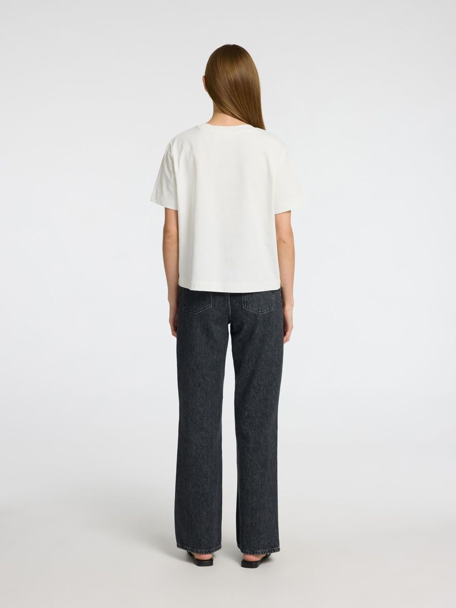 Selected BOXY FIT PRINT T-SHIRT, Snow White, highres - 16097303_SnowWhite_1175728_004.jpg