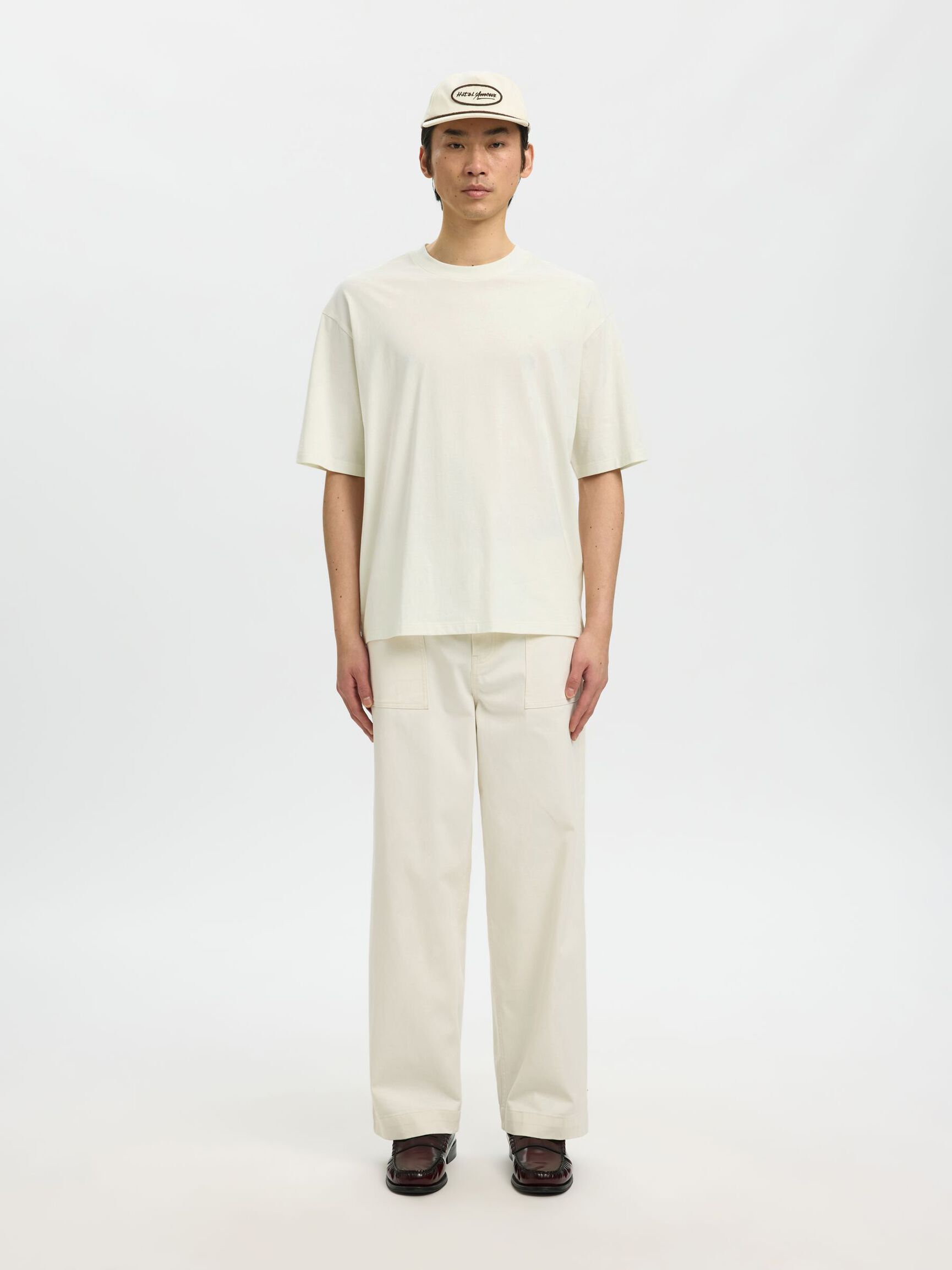 PRINTED T-SHIRT, Egret, highres