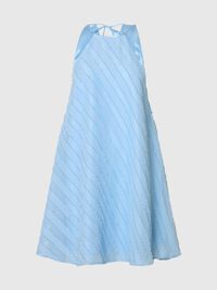 VESTITO CON SCOLLO ALL'AMERICANA, Cerulean, highres