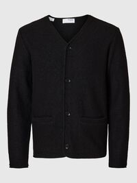 ULD CARDIGAN, Black, highres