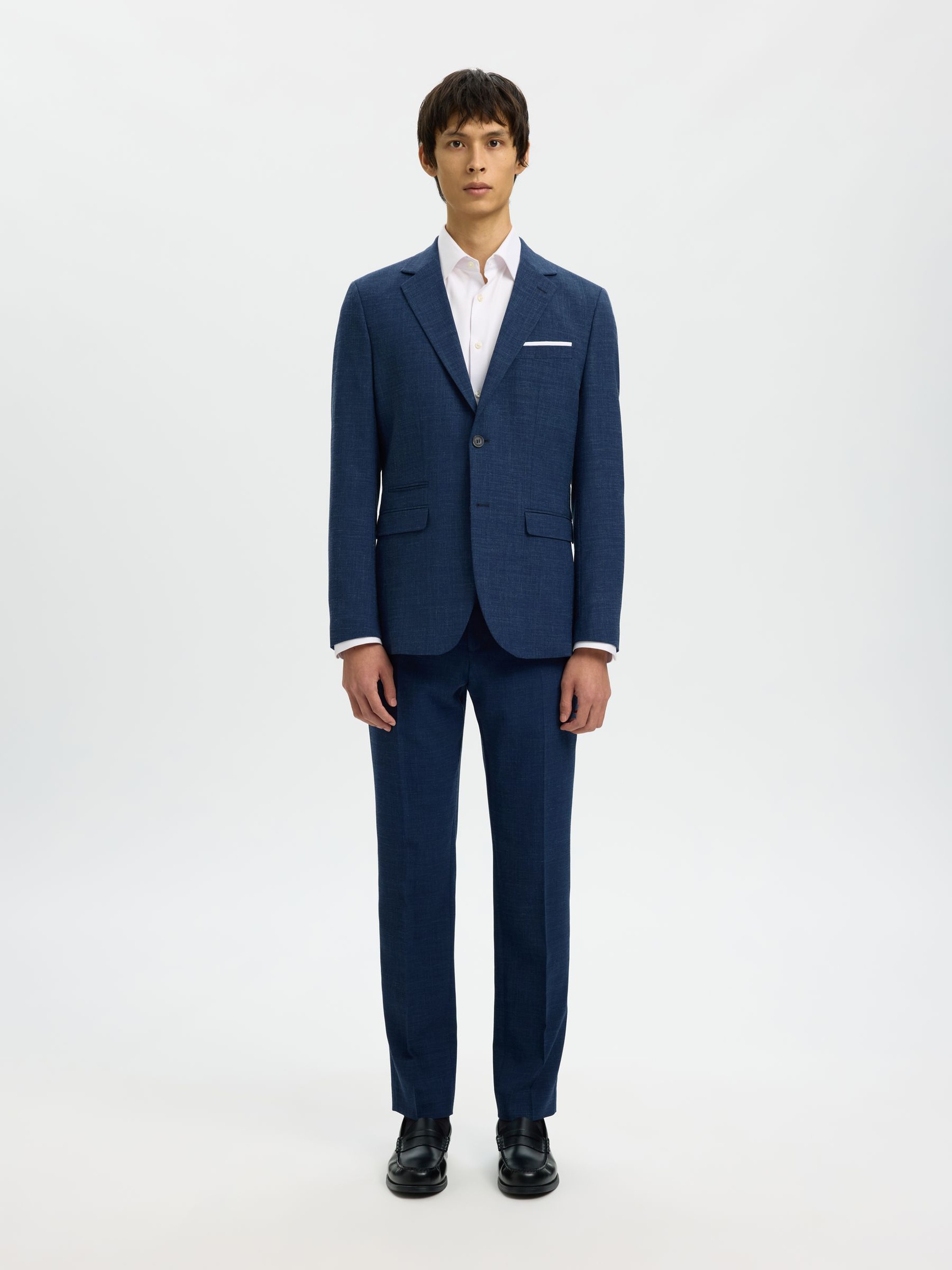 COUPE SLIM PANTALON DE COSTUME, Dark Navy, highres