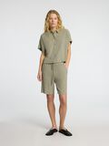 Selected VISCOSE BLEND SHORTS, Vetiver, highres - 16093932_Vetiver_005.jpg