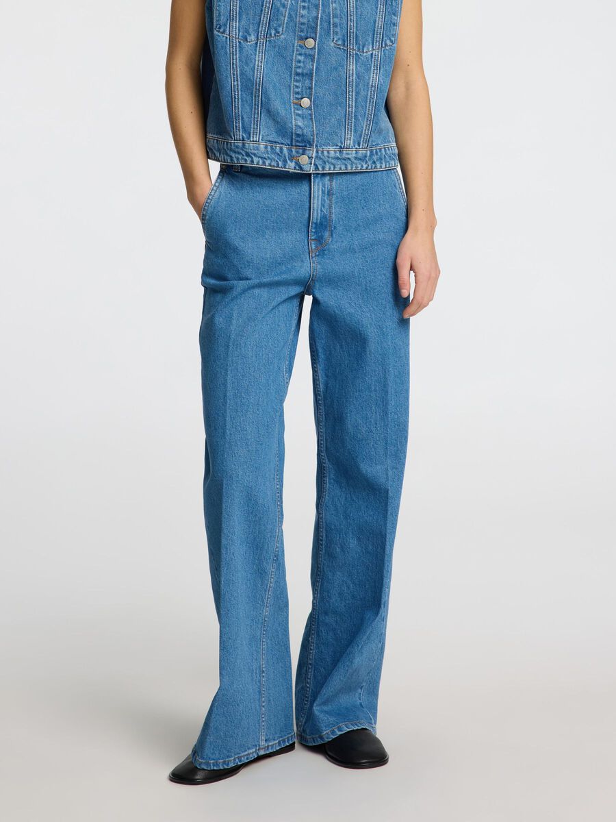 Selected EXTRA WIDE LEG JEANS, Medium Blue Denim, highres - 16096715_MediumBlueDenim_003.jpg
