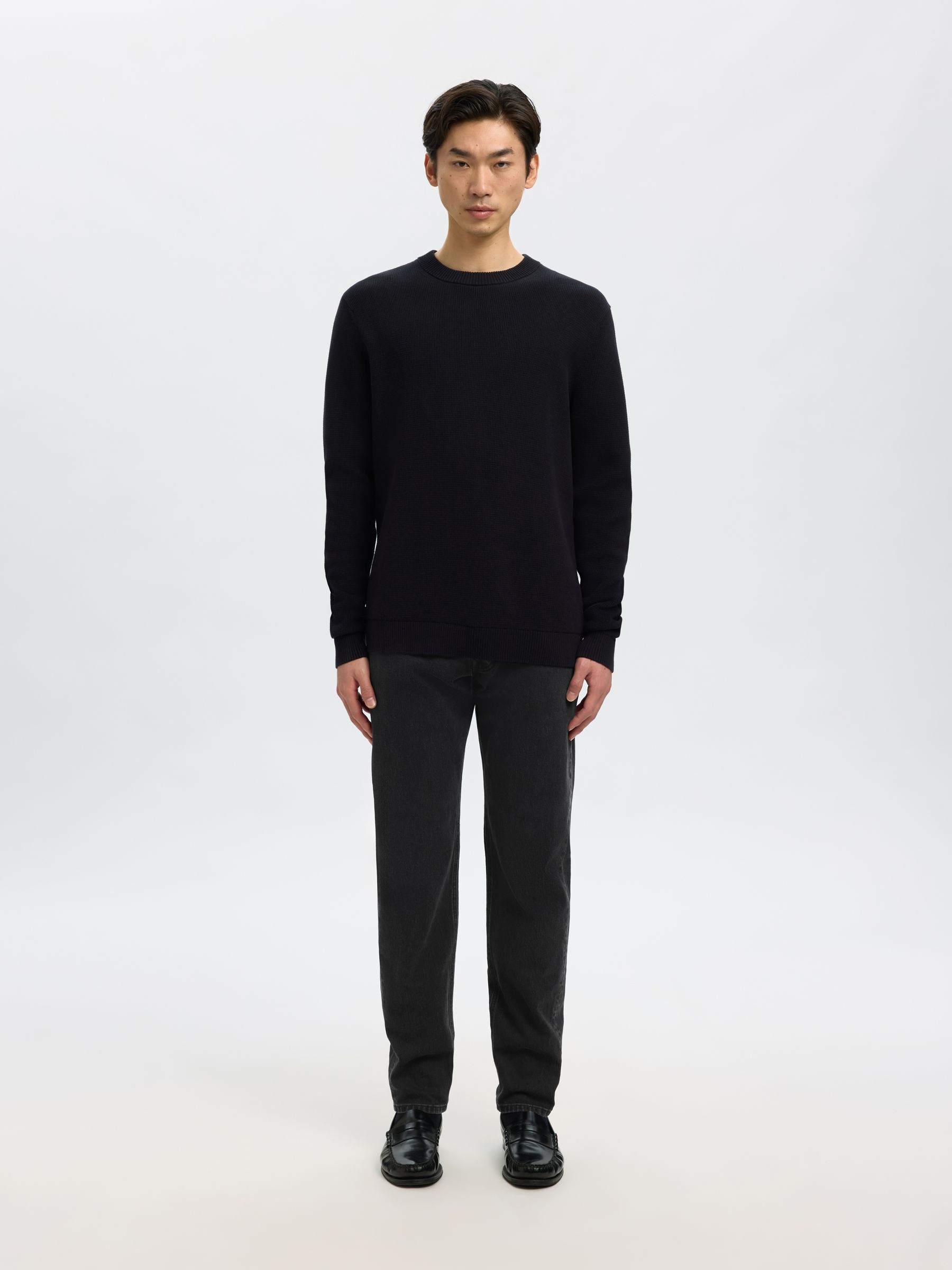 JEANSY SLIM FIT, Black Denim, highres