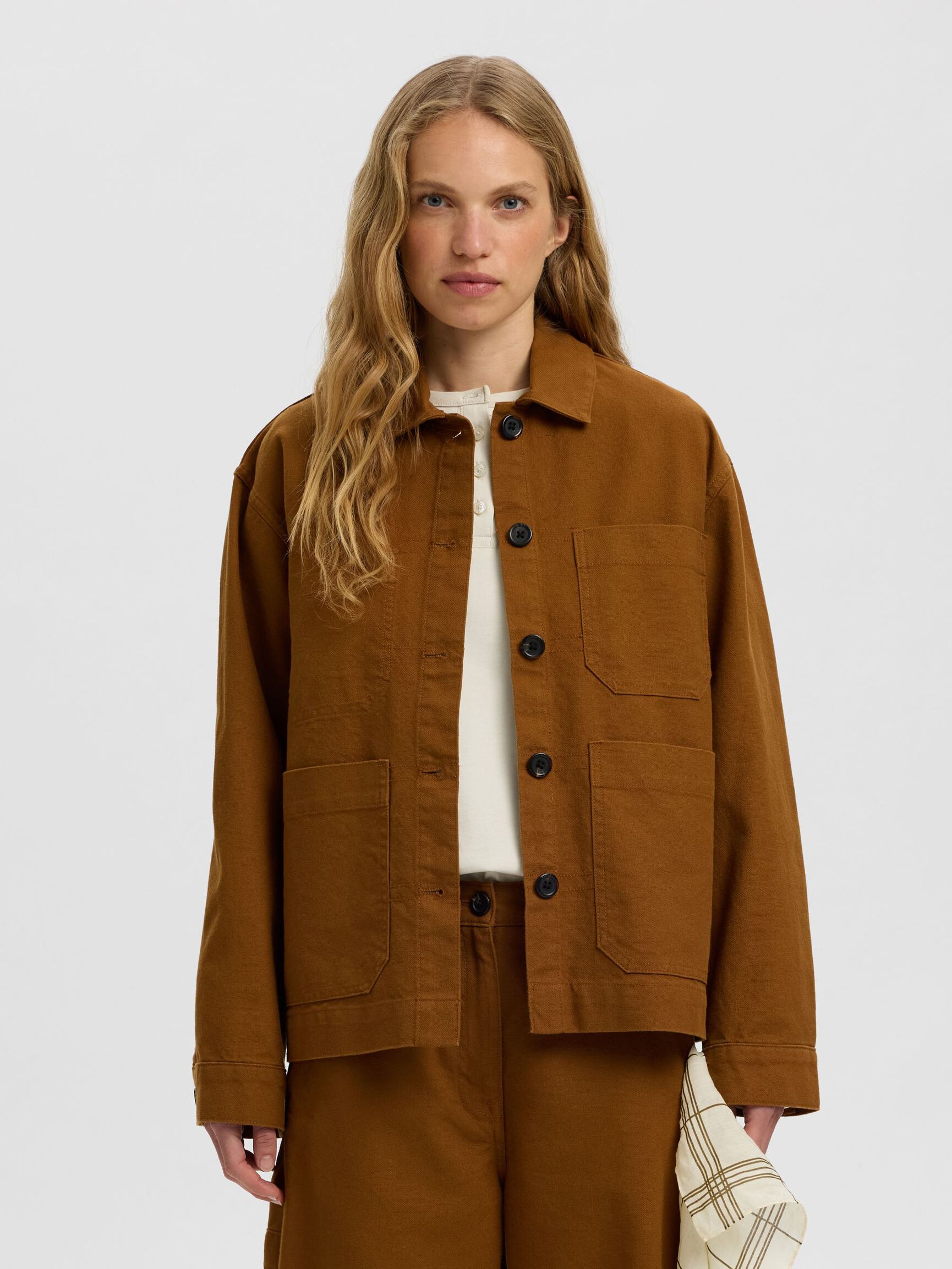 RELAXED FIT WORKER JAKKE, Monks Robe, highres