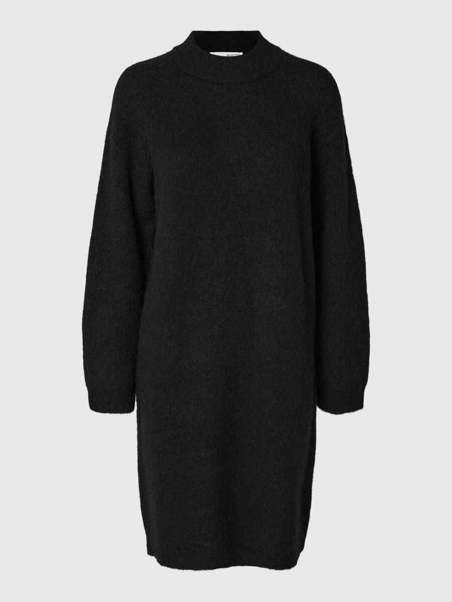 Selected WOLLGEMISCH MINIKLEID, Black, highres - 16094706_Black_001.jpg