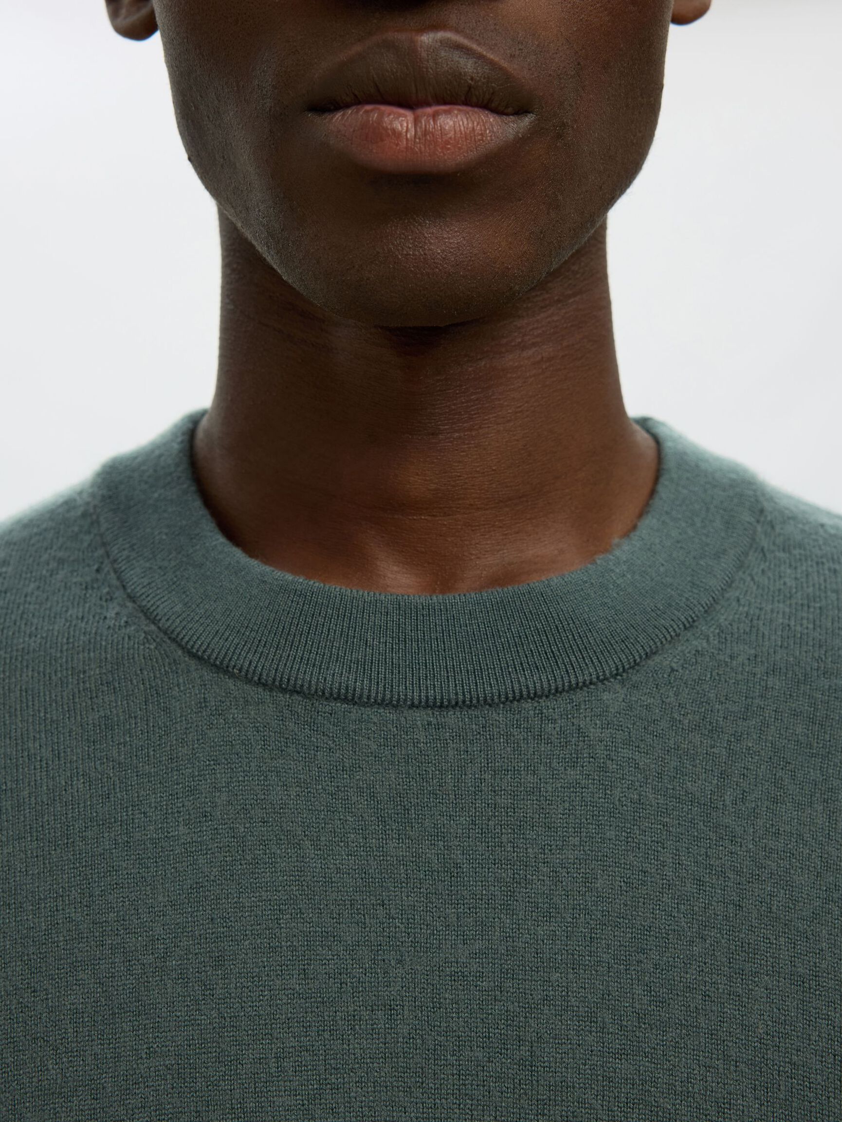 100% MERINO WOOL PULLOVER, Deep Forest, highres