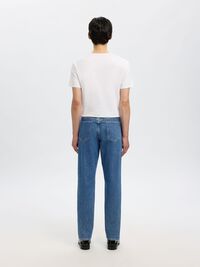 190 TAPERED FIT JEANS, Medium Blue Denim, highres