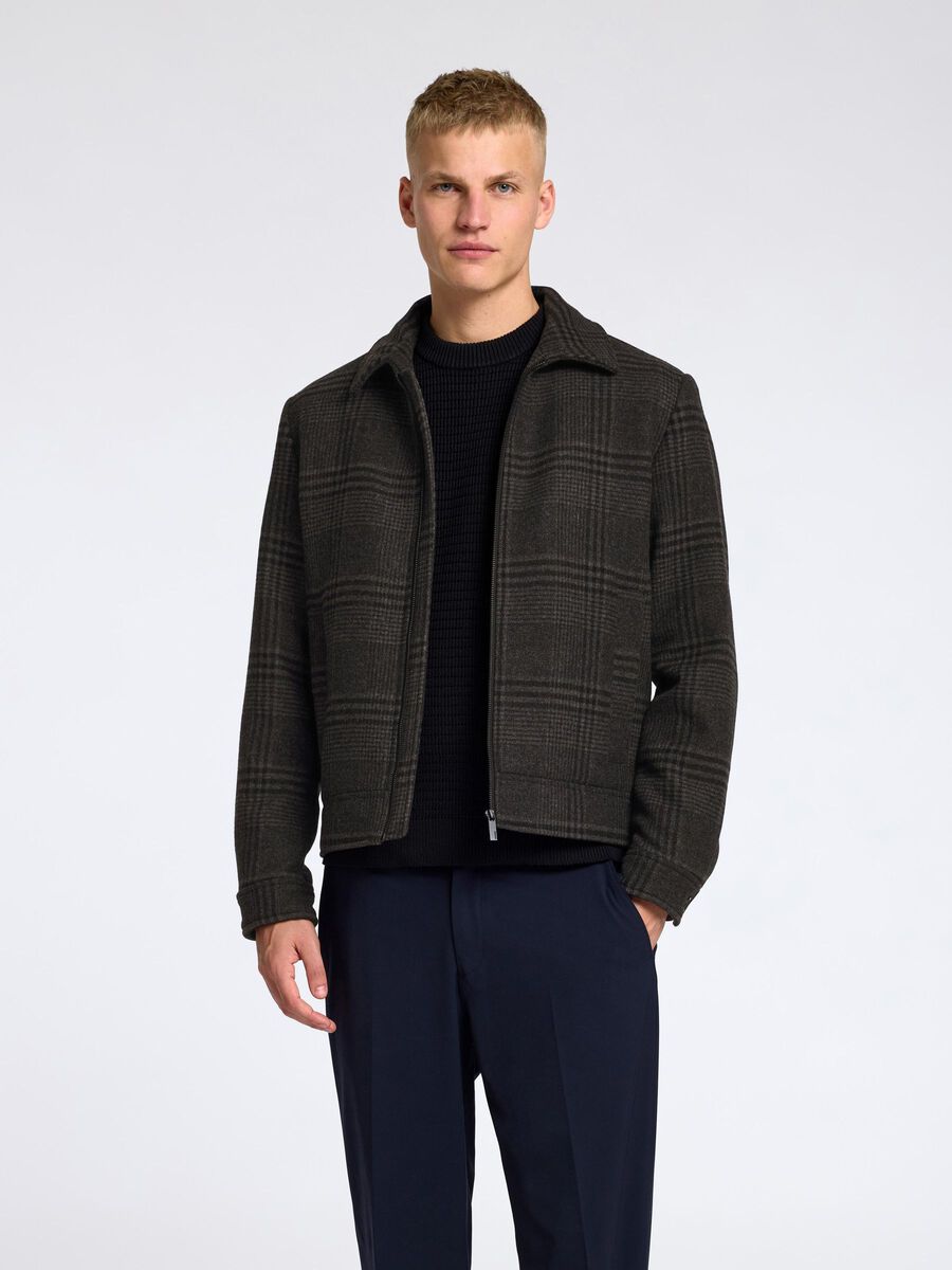 Selected ZIPPED WOOL BLEND JACKET, Elephant Skin, highres - 16094323_ElephantSkin_1115765_003.jpg