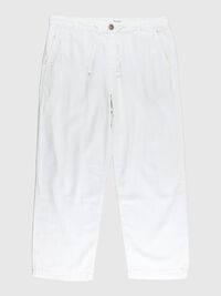 220 LOOSE FIT LINEN-BLEND TROUSERS, Cloud Dancer, highres