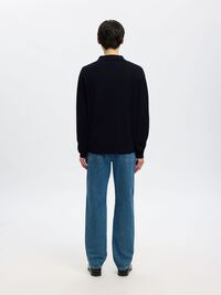 HALF-ZIP PULLOVER, Sky Captain, highres