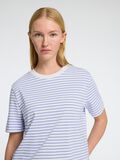 Selected STRIPED BOXY FIT T-SHIRT, Cornflower Blue, highres - 16087918_CornflowerBlue_1157077_006.jpg