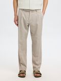 Selected LINEN BLEND SUIT TROUSERS, Oatmeal, highres - 16097643_Oatmeal_1183374_003.jpg
