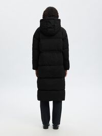 PADDED DOWN COAT, Black, highres