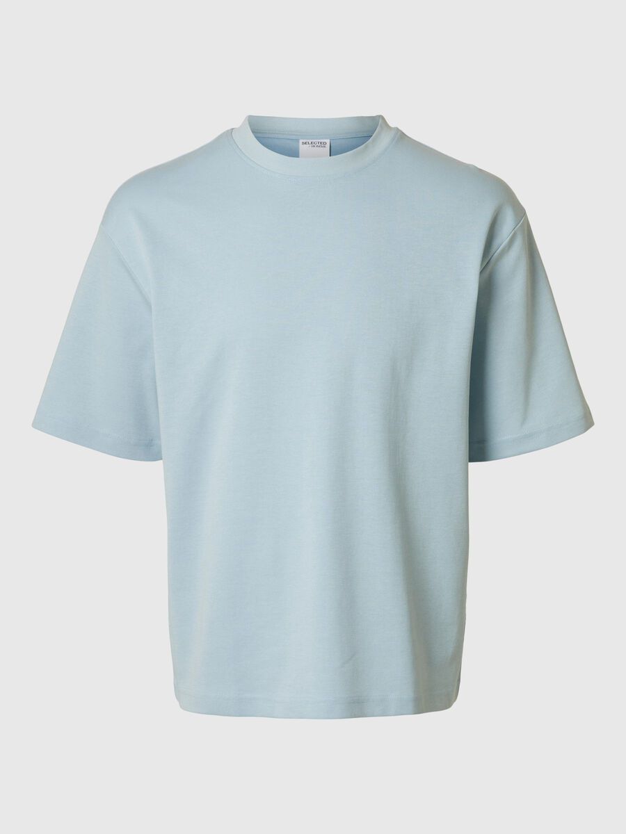 Selected LOOSE FIT T-SHIRT, Winter Sky, highres - 16094143_WinterSky_001.jpg