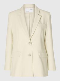 TÆTSIDDENDE ENKELT BREASTED PEAK REVERS BLAZER, Birch, highres