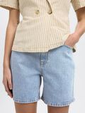 Selected HIGH-WAISTED DENIM SHORTS, Light Blue Denim, highres - 16089481_LightBlueDenim_006.jpg