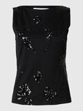 Selected SEQUINED SLEEVELESS TOP, Black, highres - 16096008_Black_001.jpg