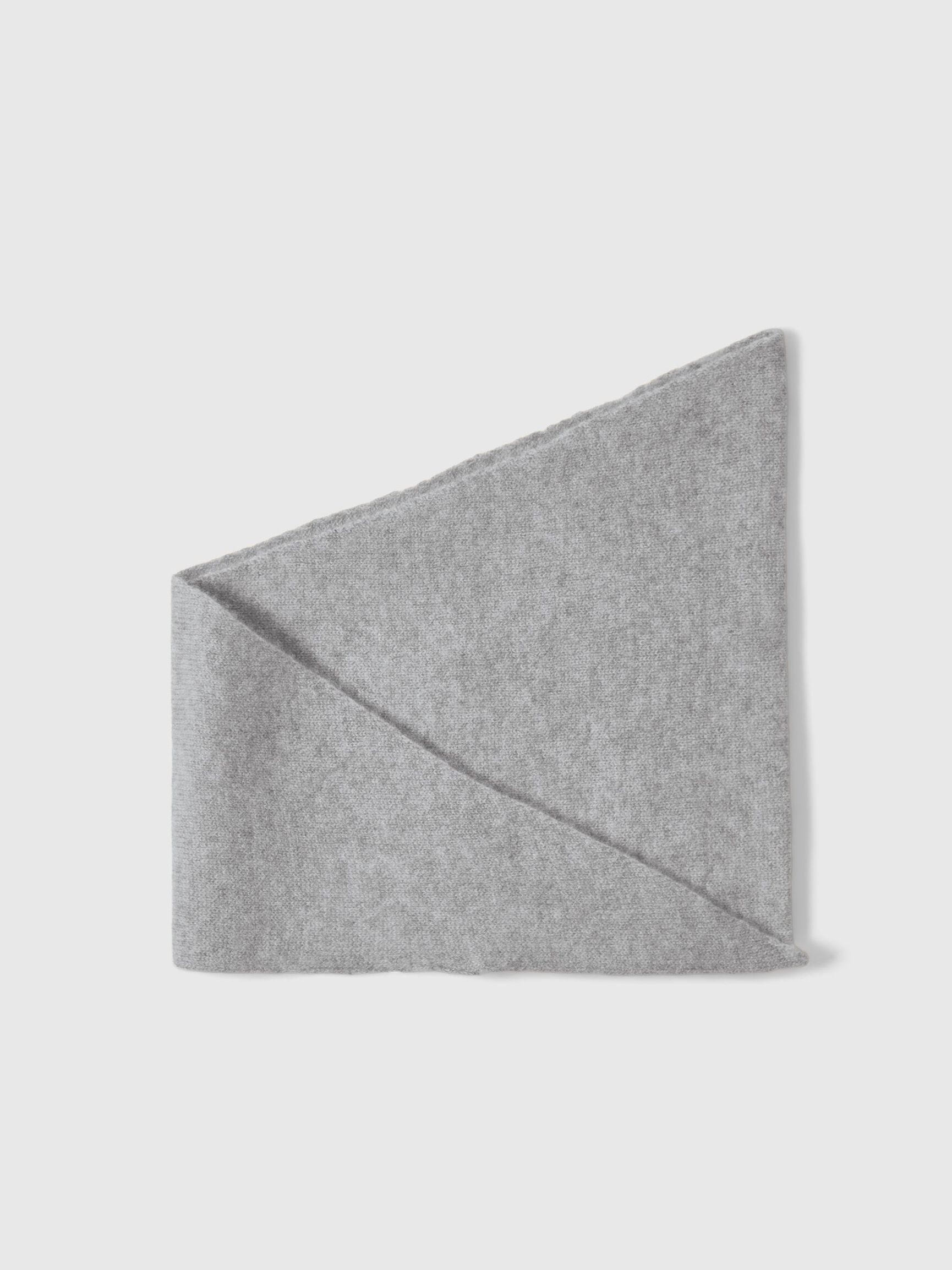 100% KASJMIER SJAAL, Light Grey Melange, highres