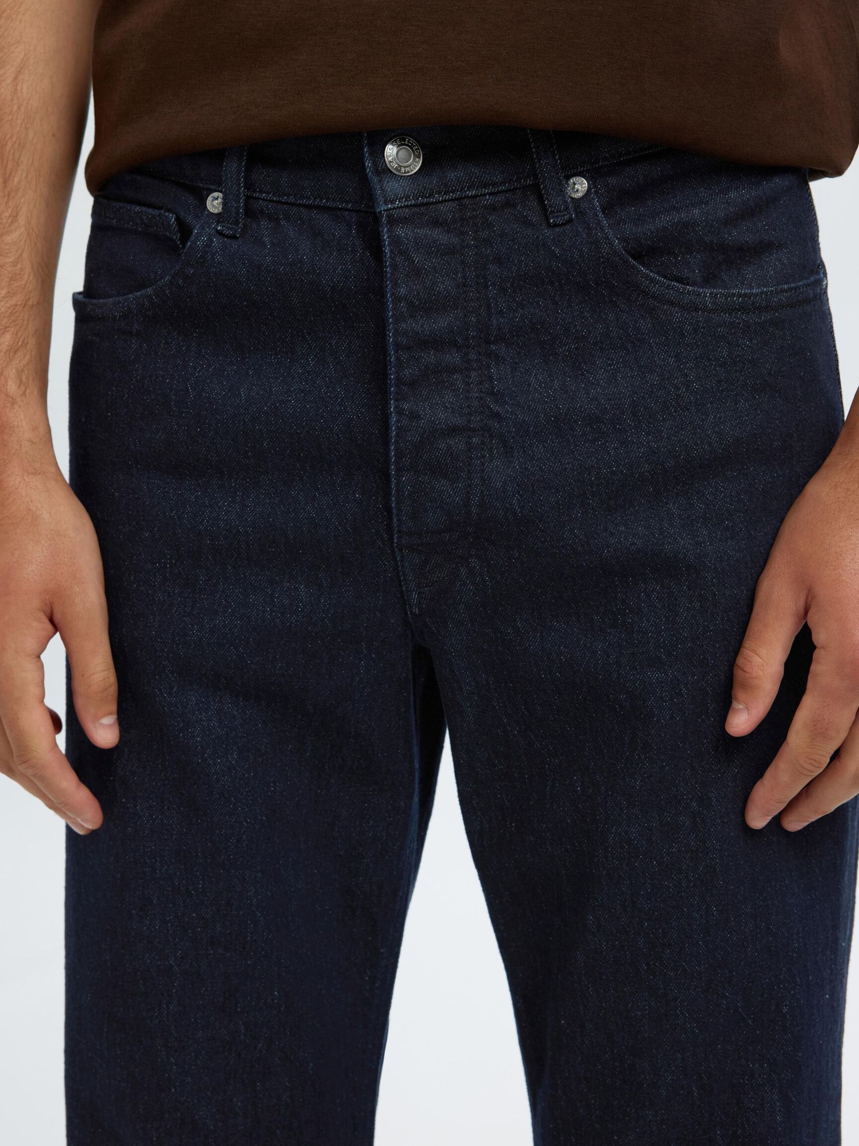 REGULAR FIT JEANS, Dark Blue Denim, highres