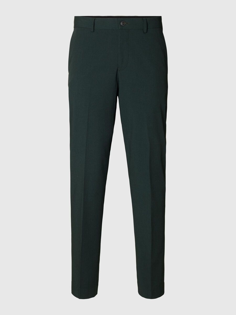 Selected 175 SLIM FIT TROUSERS, Forest Night, highres - 16087825_ForestNight_001.jpg