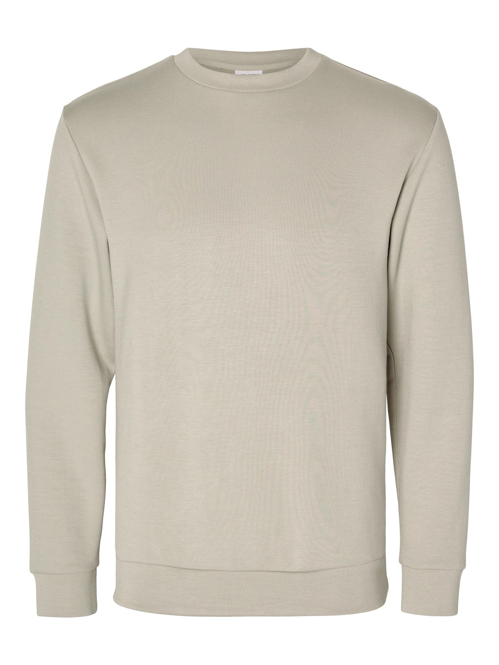 VISCOSE BLEND SWEATSHIRT, Pure Cashmere, highres