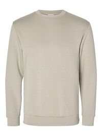 VISCOSE BLEND SWEATSHIRT, Pure Cashmere, highres