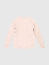 HOGE KRAAG SWEATER, Birch, highres