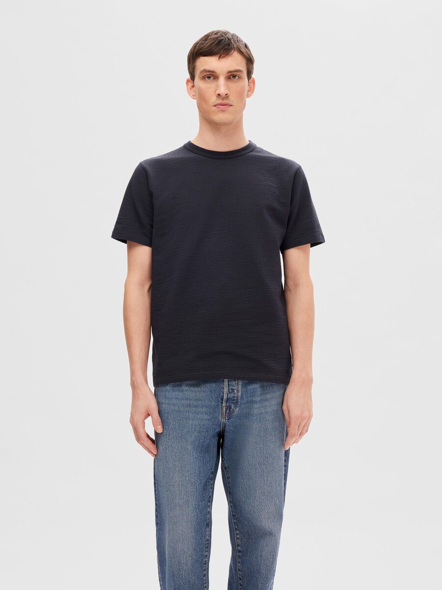 Selected SEERSUCKER T-SHIRT, Sky Captain, highres - 16092769_SkyCaptain_003.jpg